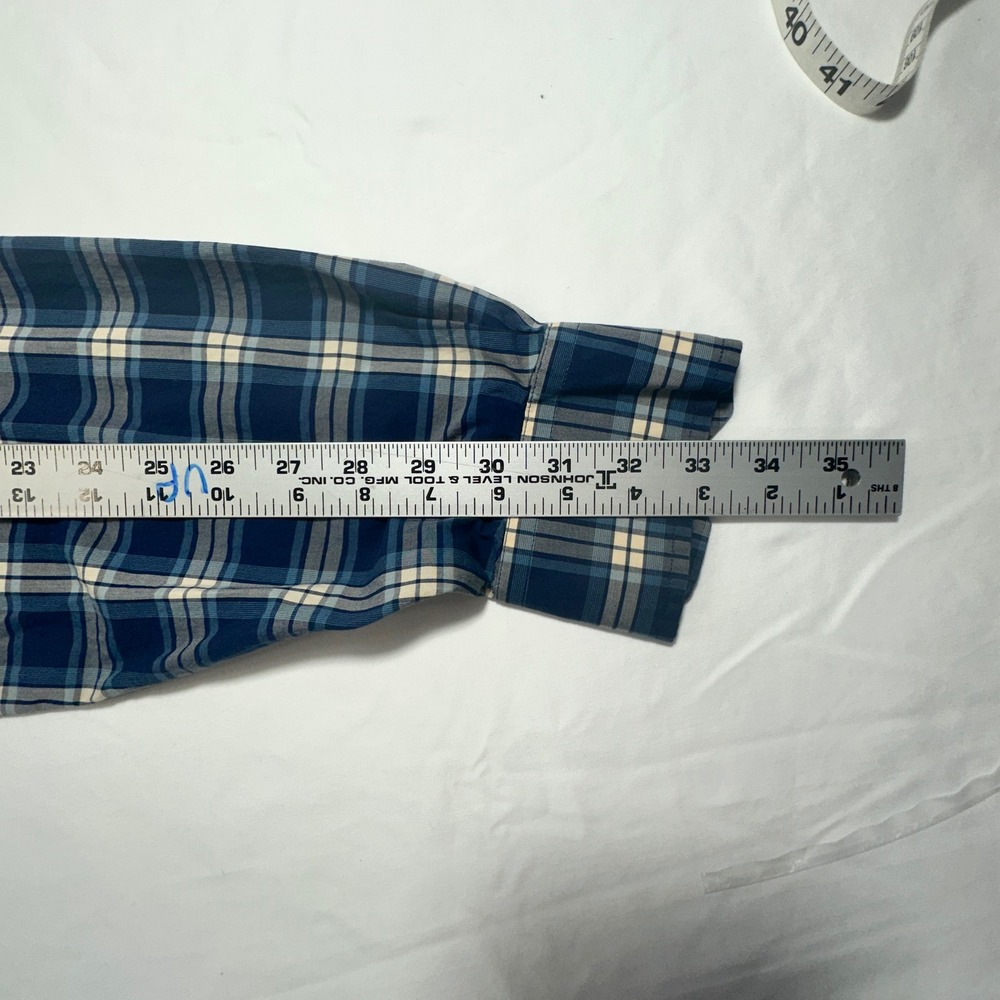 Southern Tide Mens Plaid Long Sleeve Button Down Cotton Shirt Classic Fit Medium - Picture 6 of 10